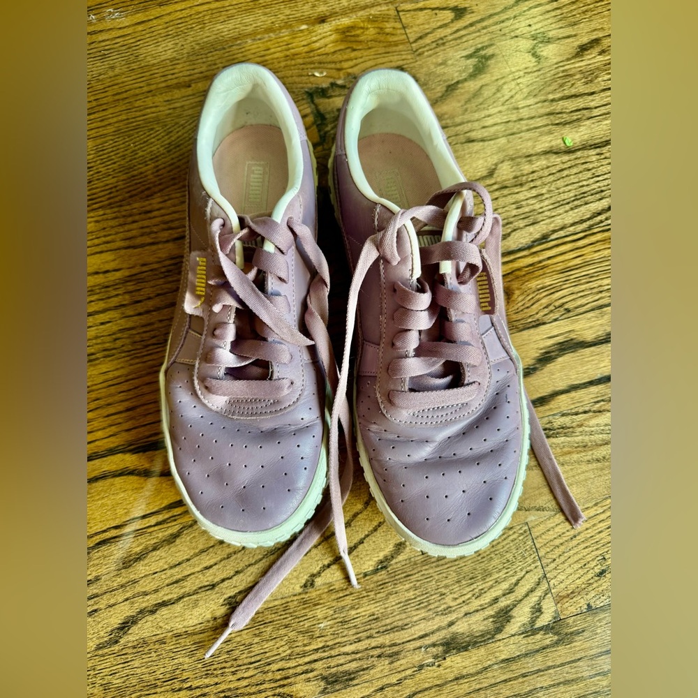 Puma Dusty Pink Perforated Sneakers